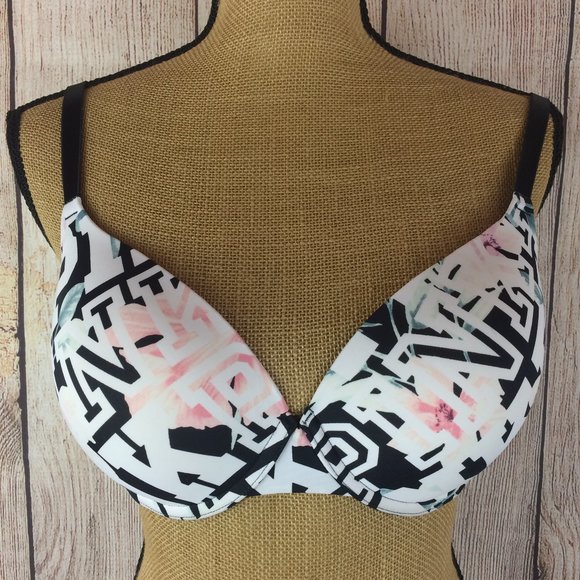 PINK Victoria's Secret Other - PINK Victoria's Secret Floral Push Up  Bra Sz 36D
